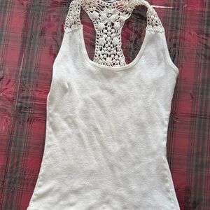 Elegant White Lace Women's Top